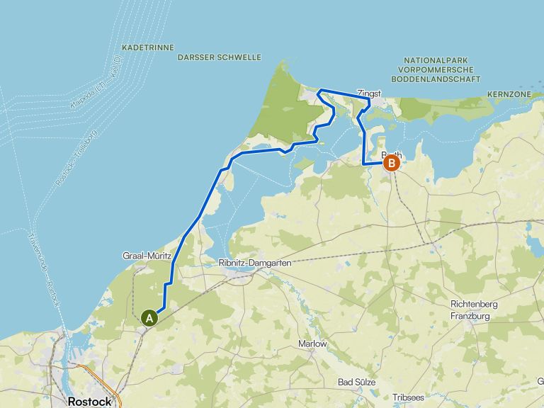 Rövershagen - Barth | Fahrradtour | Komoot